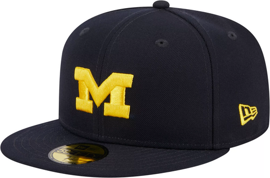 GORRA AJUSTADA 59FIFTY EVERGREEN BASIC DE MICHIGAN WOLVERINES
