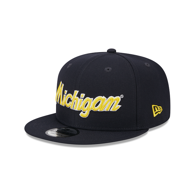 MICHIGAN WOLVERINES EVERGREEN SCRIPT 9FIFTY SNAPBACK