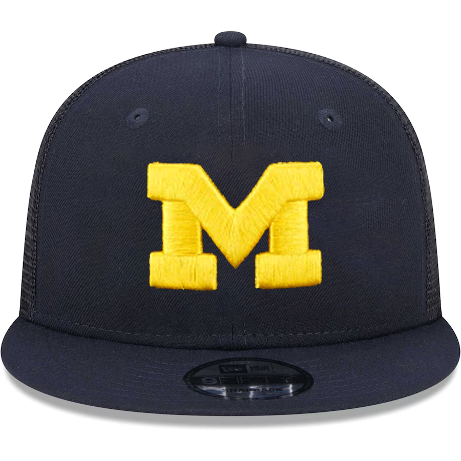 MICHIGAN WOLVERINES EVERGREEN TRUCKER 9FIFTY SNAPBACK HAT