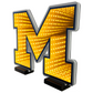 MICHIGAN WOLVERINES LED INFINITY LOGO LIGHT