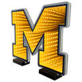MICHIGAN WOLVERINES LED INFINITY LOGO LIGHT