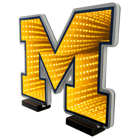 MICHIGAN WOLVERINES LED INFINITY LOGO LIGHT
