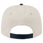 MICHIGAN WOLVERINES LOYAL CORDUROY 9SEVENTY STRETCH-SNAP ADJUSTABLE HAT - CHROME WHITE/NAVY