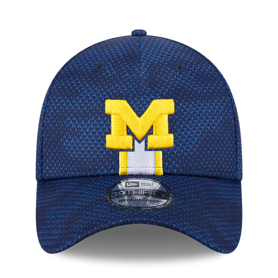 MICHIGAN WOLVERINES 2024 TEAM 39THIRTY FLEX FIT HAT - NAVY