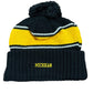 MICHIGAN WOLVERINES SPORT CUFFED KNIT WITH POM - NAVY