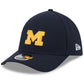 MICHIGAN WOLVERINES TEAM 39THIRTY M-CROWN FLEX FIT HAT - NAVY