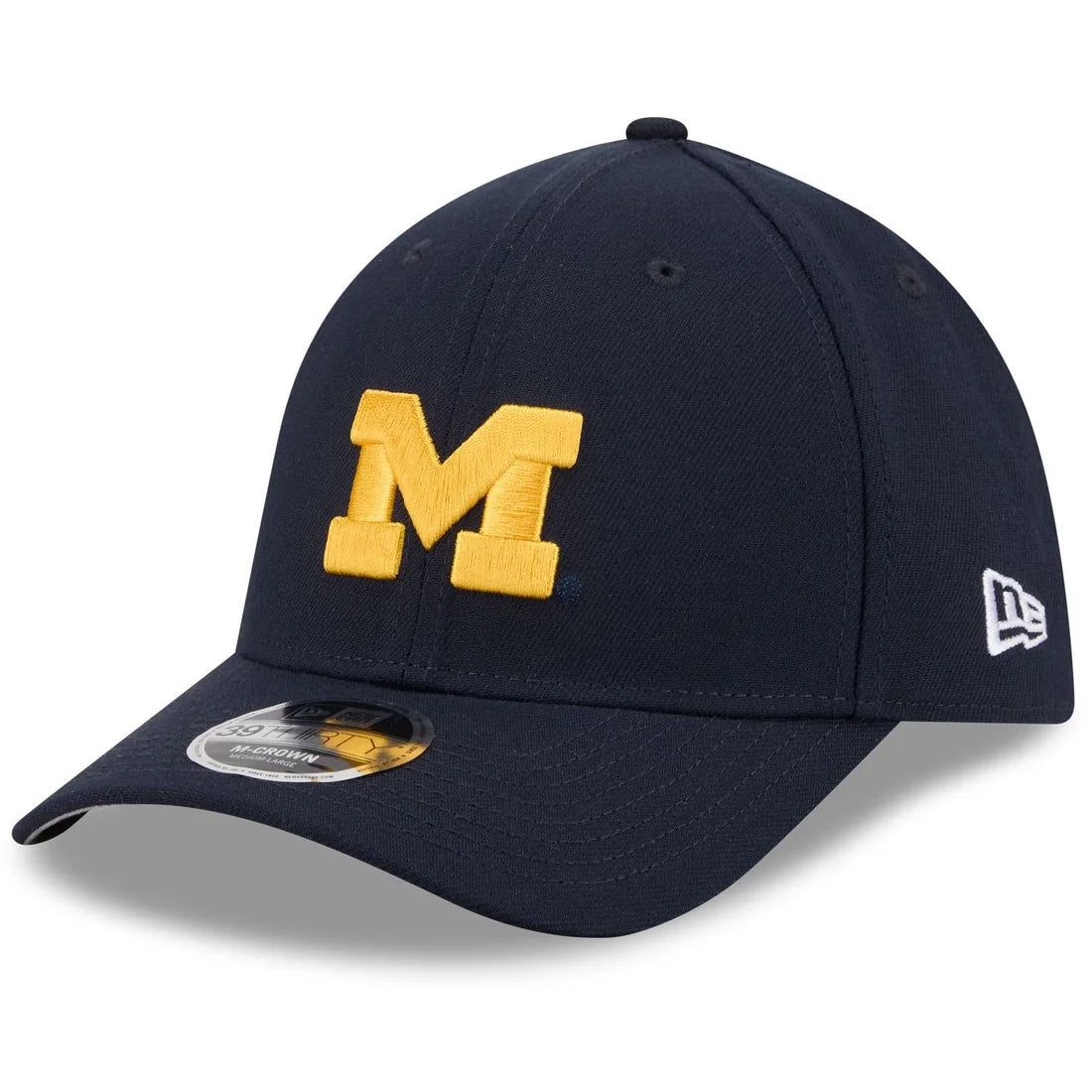 MICHIGAN WOLVERINES TEAM 39THIRTY M-CROWN FLEX FIT HAT - NAVY