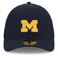 MICHIGAN WOLVERINES TEAM 39THIRTY M-CROWN FLEX FIT HAT - NAVY