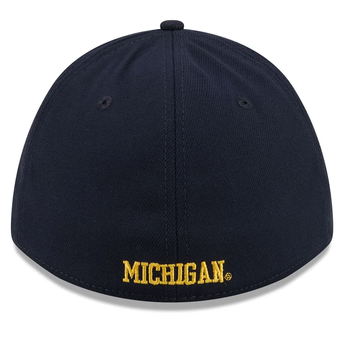 MICHIGAN WOLVERINES TEAM 39THIRTY M-CROWN FLEX FIT HAT - NAVY