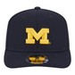 MICHIGAN WOLVERINES TEAM COLLECTIVE 9SEVENTY STRETCH-SNAP ADJUSTABLE HAT - NAVY