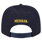 MICHIGAN WOLVERINES TEAM COLLECTIVE 9SEVENTY STRETCH-SNAP ADJUSTABLE HAT - NAVY