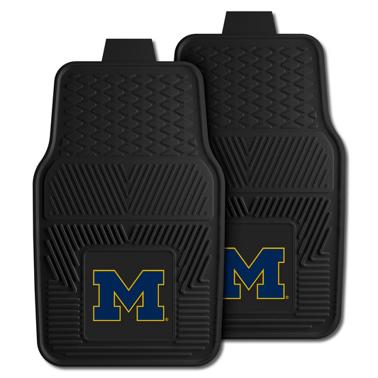 MICHIGAN WOLVERINES VINYL CAR MAT SET