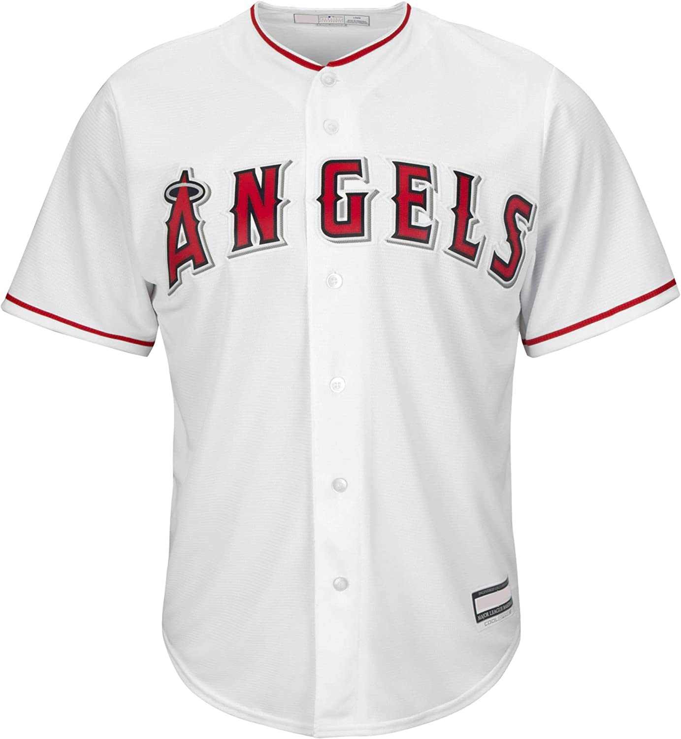 MIKE TROUT KIDS REPLICA LOS ANGELES ANGELS JERSEY WHITE