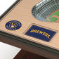MILWAUKEE BREWERS 25 LAYER 3D STADIUM LIGHTED END TABLE