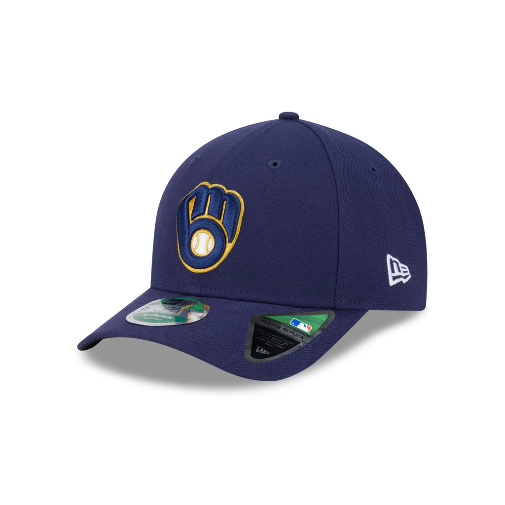 MILWAUKEE BREWERS PLAYER REPLICA 9FORTY M-CROWN SNAPBACK ADJUSTABLE HAT - BLUE