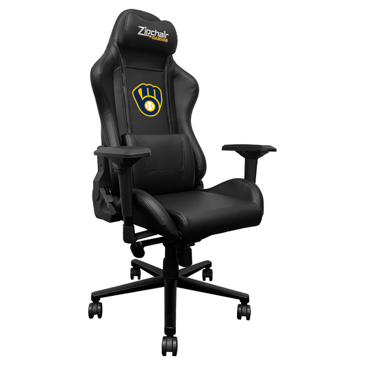 MILWAUKEE BREWERS XPRESSION PRO GAMING CHAIR WITH ALTERNATE LOGO