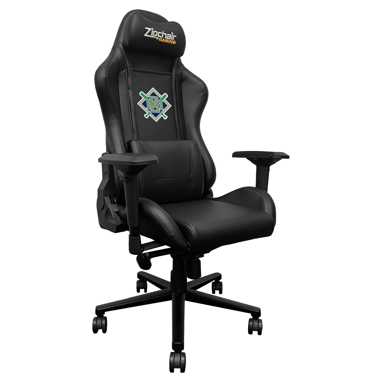 MILWAUKEE BREWERS XPRESSION PRO GAMING CHAIR WITH COOPERSTOWN SECONDARY LOGO