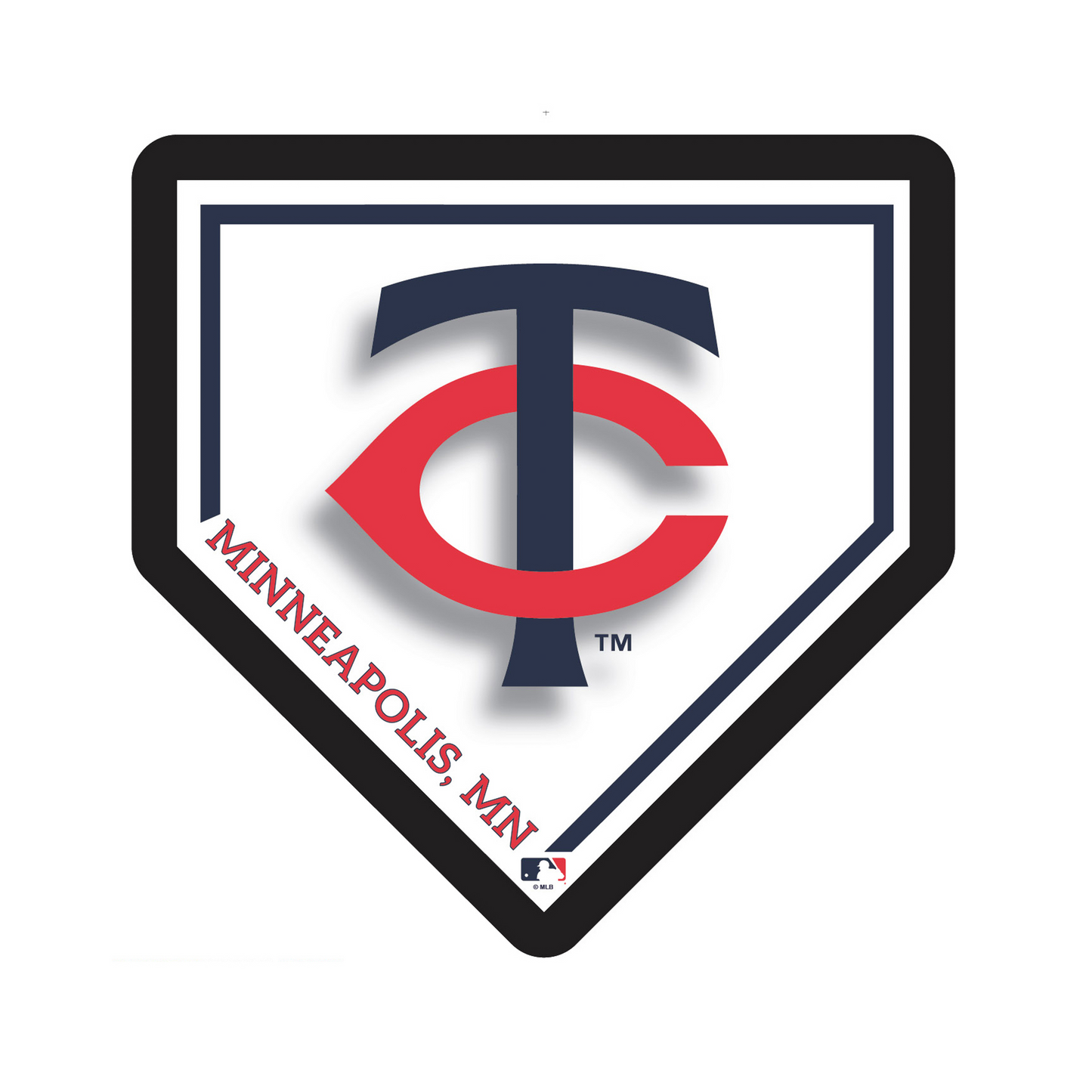 MINNESOTA TWINS HOMEPLATE EDGELITE LED WALL DECOR