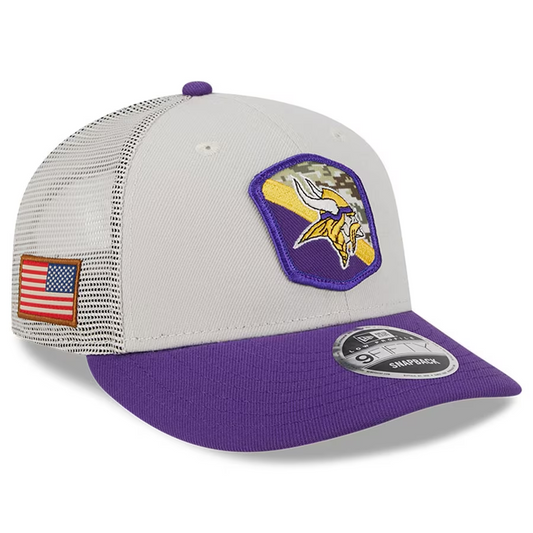 MINNESOTA VIKINGS 2023 SALUTE TO SERVICE LOW PROFILE 9FIFTY SNAPBACK