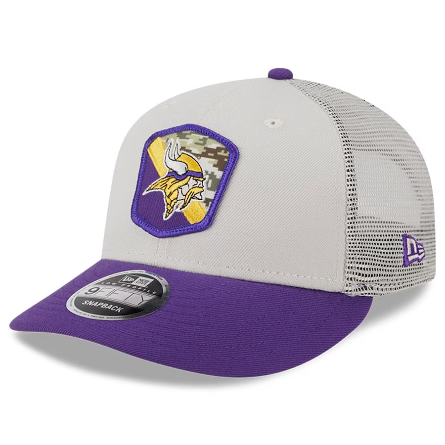 MINNESOTA VIKINGS 2023 SALUTE TO SERVICE LOW PROFILE 9FIFTY SNAPBACK