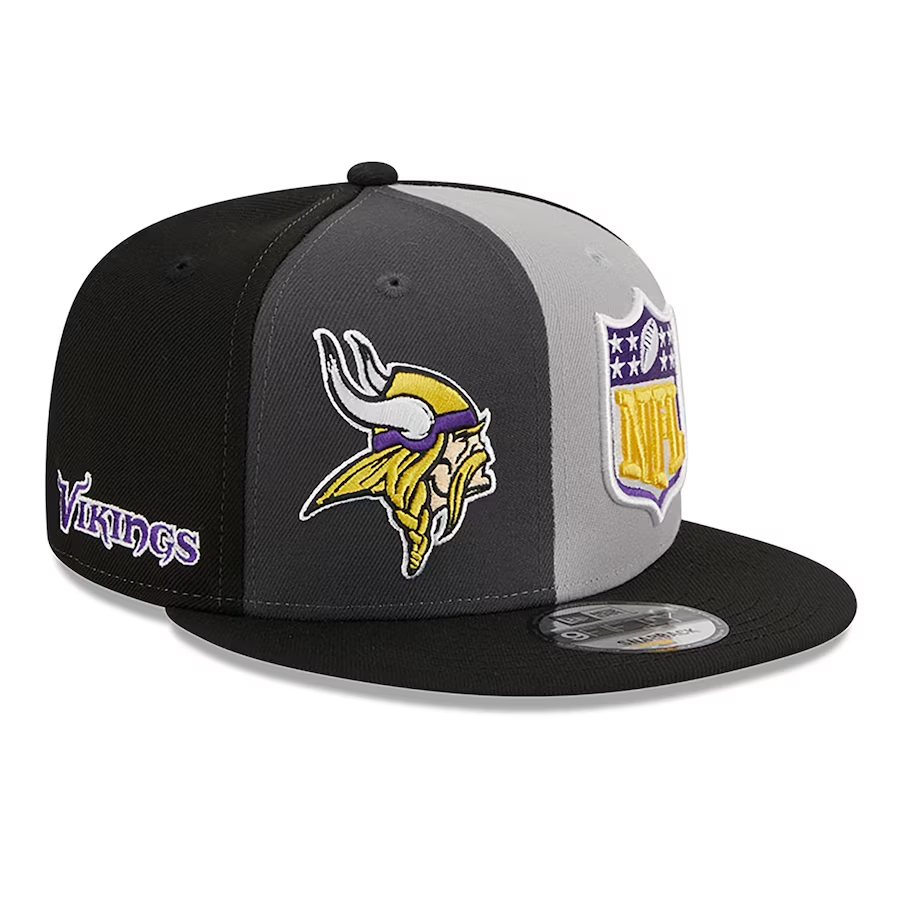 MINNESOTA VIKINGS 2023 SIDELINE 9FIFTY SNAPBACK - SOMBRA