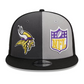 MINNESOTA VIKINGS 2023 SIDELINE 9FIFTY SNAPBACK - SOMBRA