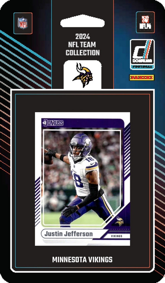 MINNESOTA VIKINGS 2024 NFL DONRUSS TEAM SET CARDS