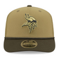 MINNESOTA VIKINGS 2025 NFL SALUTE TO SERVICE 9SEVENTY ADJUSTABLE HAT - GREEN