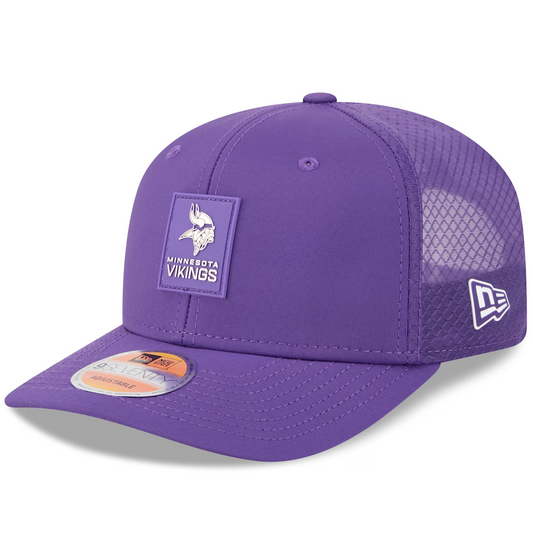 MINNESOTA VIKINGS 2025 NFL SIDELINE 9SEVENTY STRETCH-SNAP ADJUSTABLE HAT - PURPLE