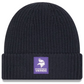MINNESOTA VIKINGS 2025 SIDELINE COLD WEATHER CUFFED KNIT - CHARCOAL