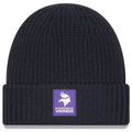 MINNESOTA VIKINGS 2025 SIDELINE COLD WEATHER CUFFED KNIT - CHARCOAL