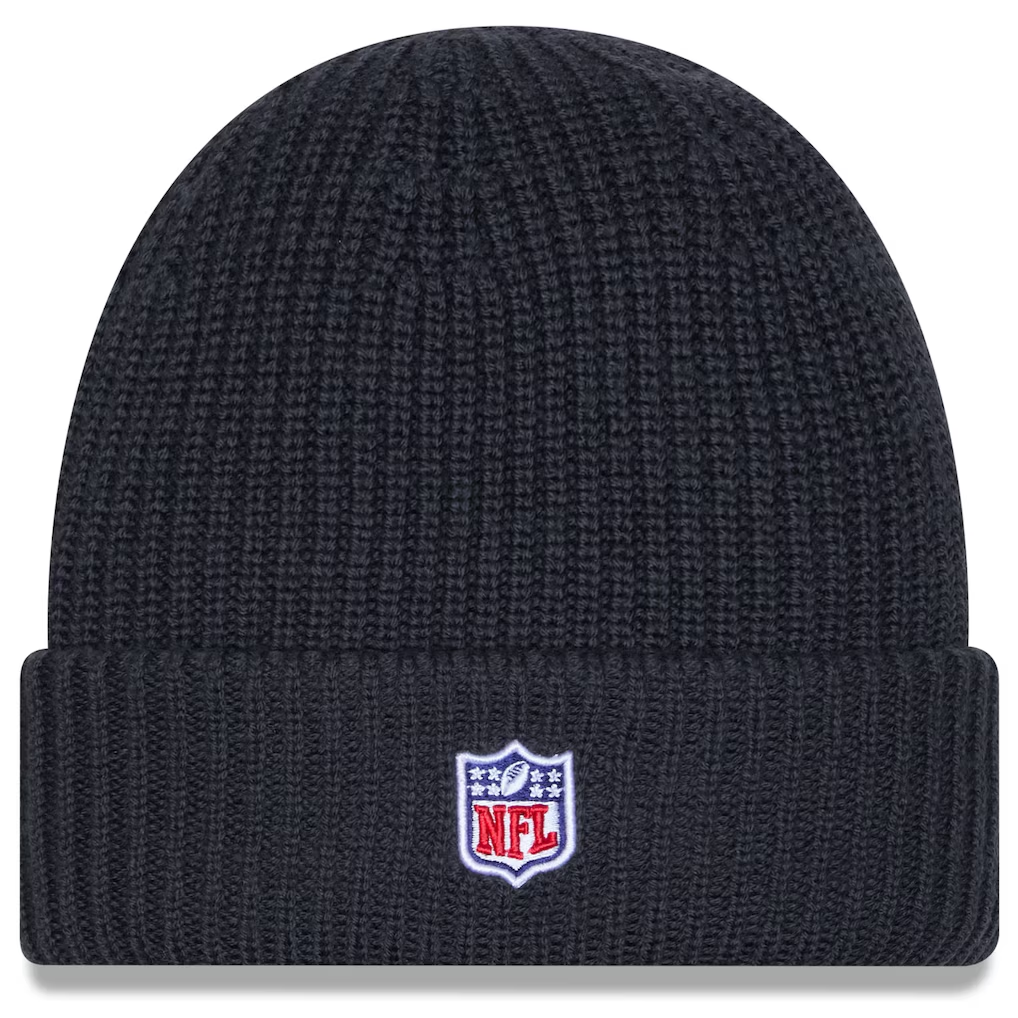 MINNESOTA VIKINGS 2025 SIDELINE COLD WEATHER CUFFED KNIT - CHARCOAL