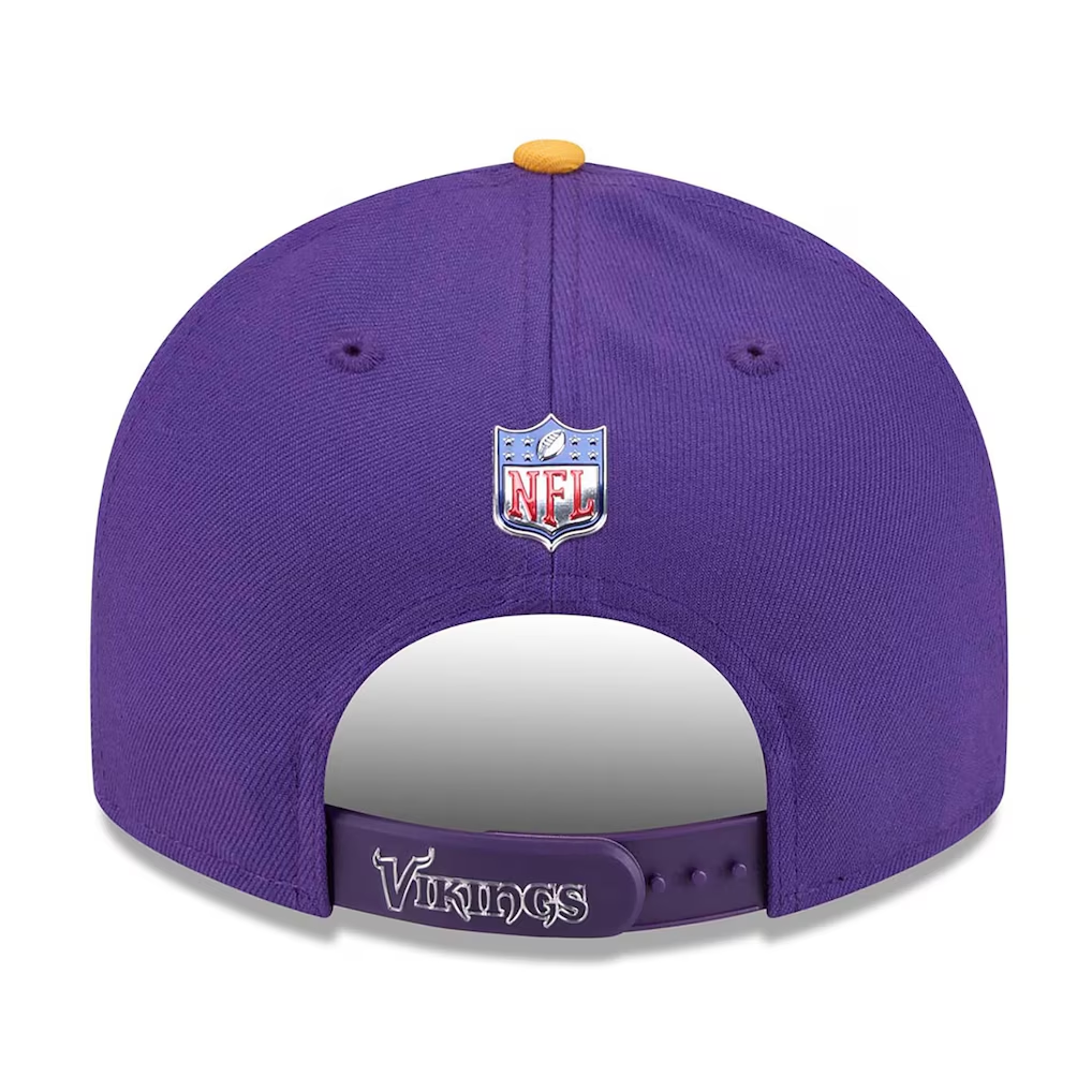 MINNESOTA VIKINGS 2026 NFL DRAFT 9FIFTY SNAPBACK HAT - PURPLE/GOLD
