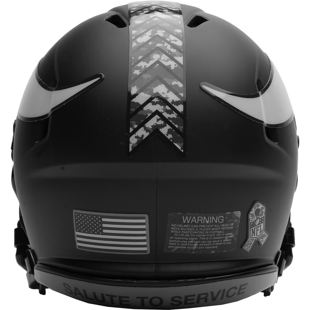 MINNESOTA VIKINGS 2026 NFL SALUTE TO SERVICE RIDDELL SPEED MINI HELMET