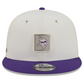 MINNESOTA VIKINGS 2026 NFL TRAINING CAMP 9FIFTY SNAPBACK HAT - CHROME WHITE/PURPLE