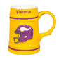 MINNESOTA VIKINGS 24OZ CERAMIC STEIN CUP WITH GIFT BOX
