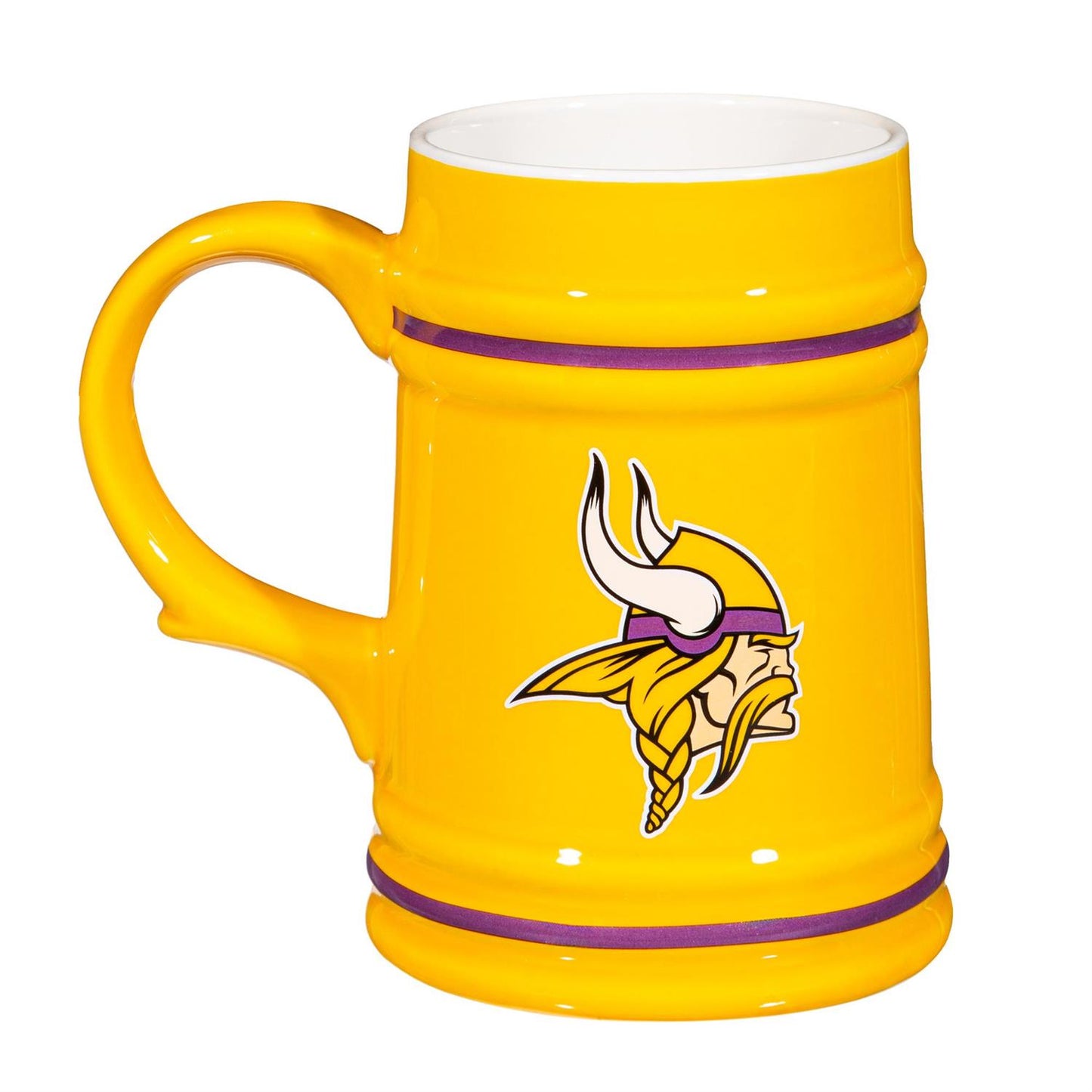 MINNESOTA VIKINGS 24OZ CERAMIC STEIN CUP WITH GIFT BOX