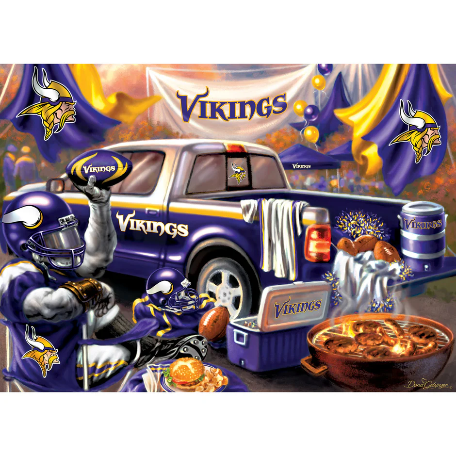 MINNESOTA VIKINGS GAMEDAY 1000 PIECE JIGSAW PUZZLE