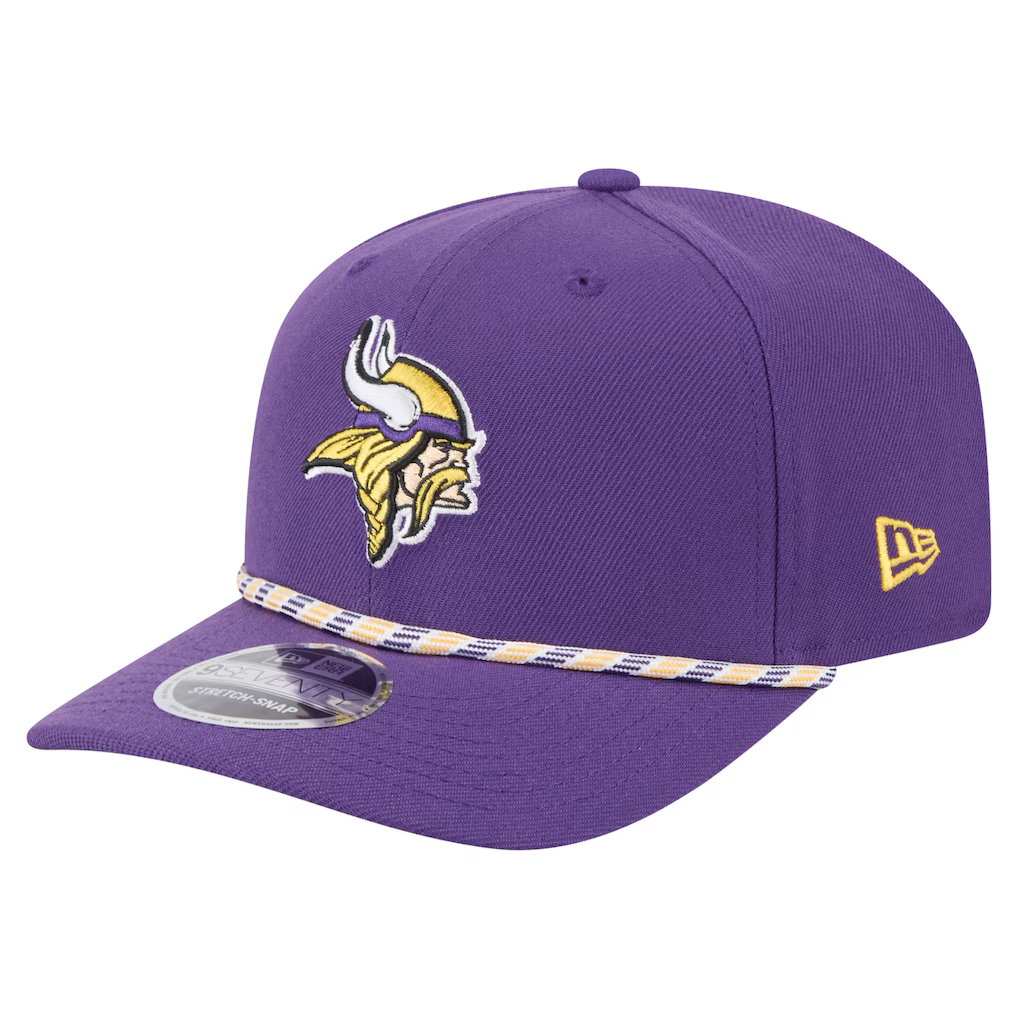 MINNESOTA VIKINGS GAMEDAY MULTI ROPE 9SEVENTY STRETCH-SNAP HAT - PURPLE
