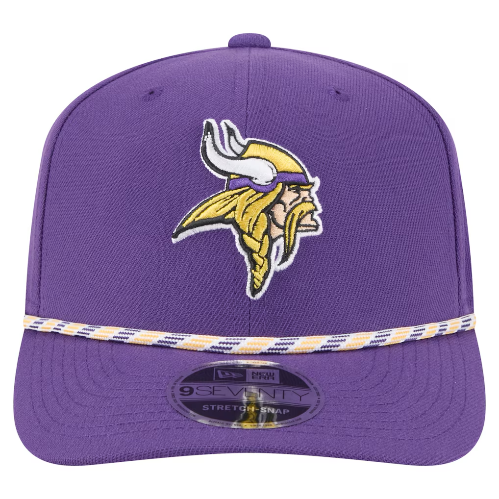 MINNESOTA VIKINGS GAMEDAY MULTI ROPE 9SEVENTY STRETCH-SNAP HAT - PURPLE