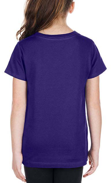 MINNESOTA VIKINGS GIRLS NEW ERA WAVY SEQUIN FLIP T-SHIRT - PURPLE