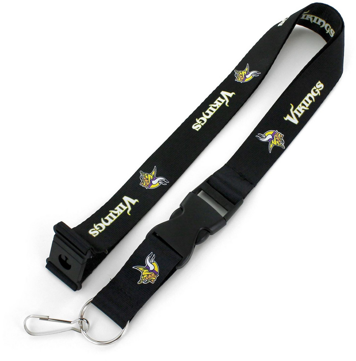 MINNESOTA VIKINGS LANYARDS - BLACK