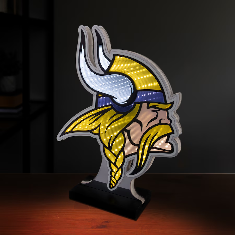 MINNESOTA VIKINGS LED INFINITY LOGO LIGHT