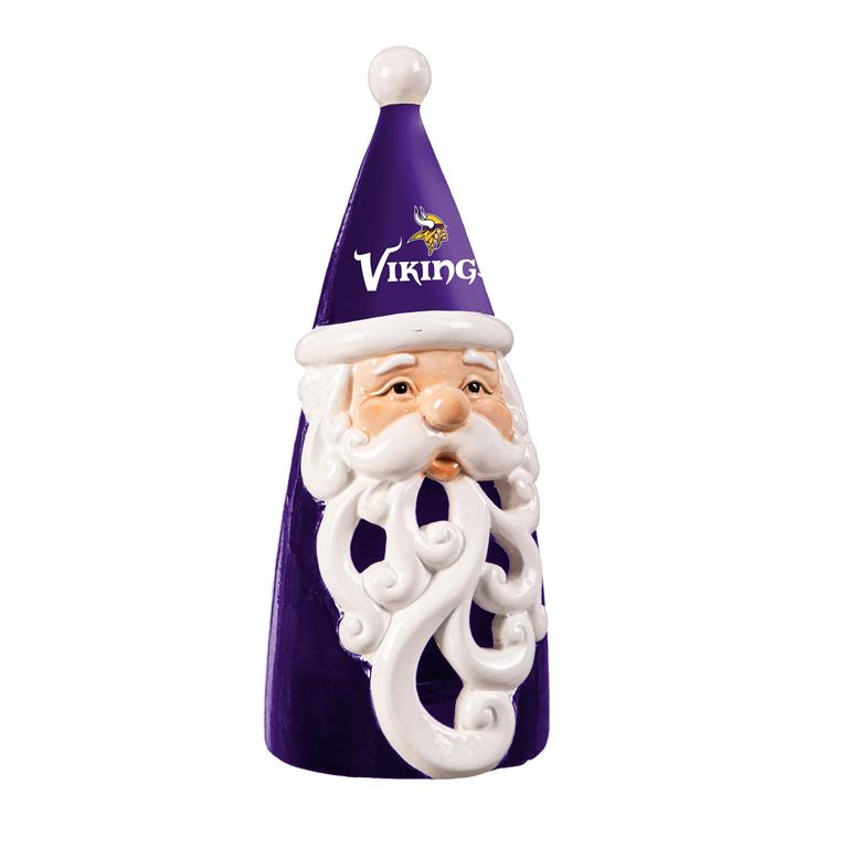 MINNESOTA VIKINGS LED SANTA  8" STATUARY