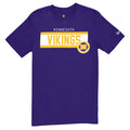 MINNESOTA VIKINGS MEN'S 2024 NFL SIDELINE 3RD DOWN T-SHIRT - PURPLE