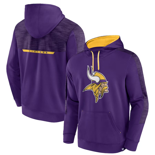 MINNESOTA VIKINGS MEN'S DEFENDER EVO PULLOVER HOODED SWEATSHIRT