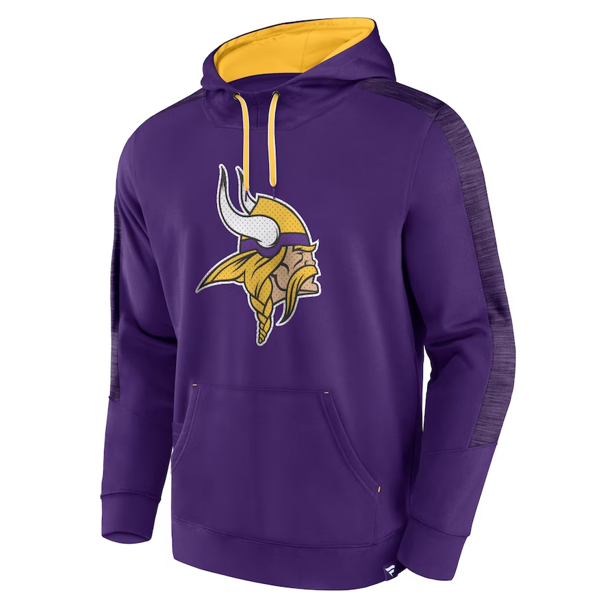 MINNESOTA VIKINGS MEN'S DEFENDER EVO PULLOVER HOODED SWEATSHIRT