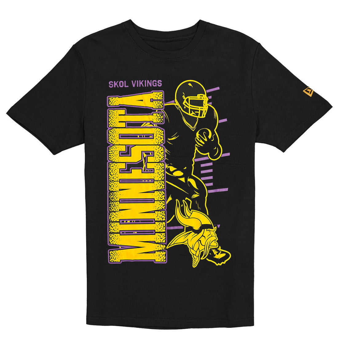 MINNESOTA VIKINGS MEN'S NEW ERA 2026 NFL TRAINING CAMP T-SHIRT - BLACK