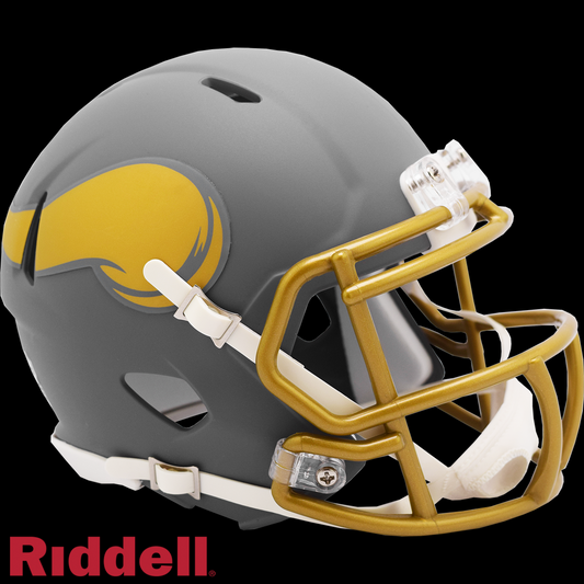 MINNESOTA VIKINGS RIDDELL MINI SPEED HELMET - SLATE