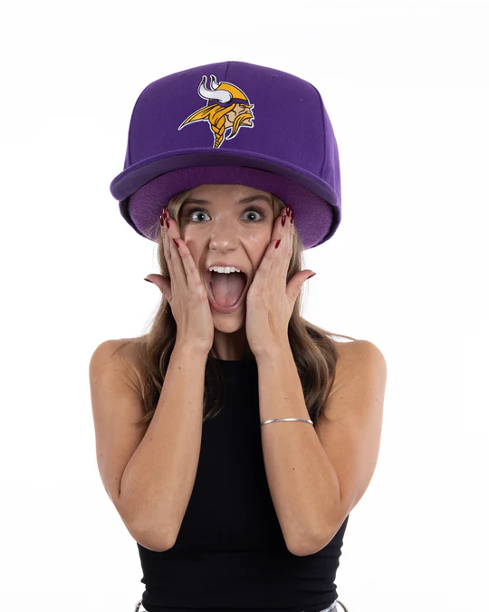 MINNESOTA VIKINGS NOGGIN OVERSIZED HAT - PURPLE